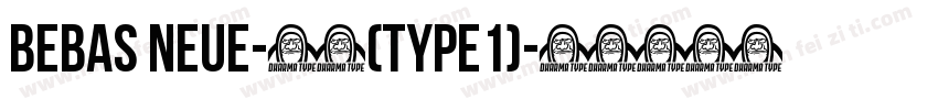 Bebas Neue-常规(type1)字体转换